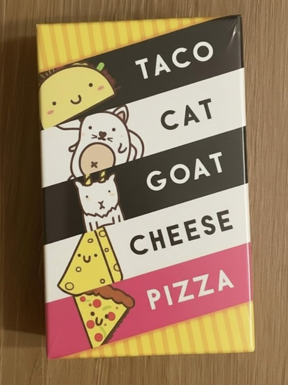 Taco Cat Goat Cheese Pizza Card Game Party Game for 2-8 Players
